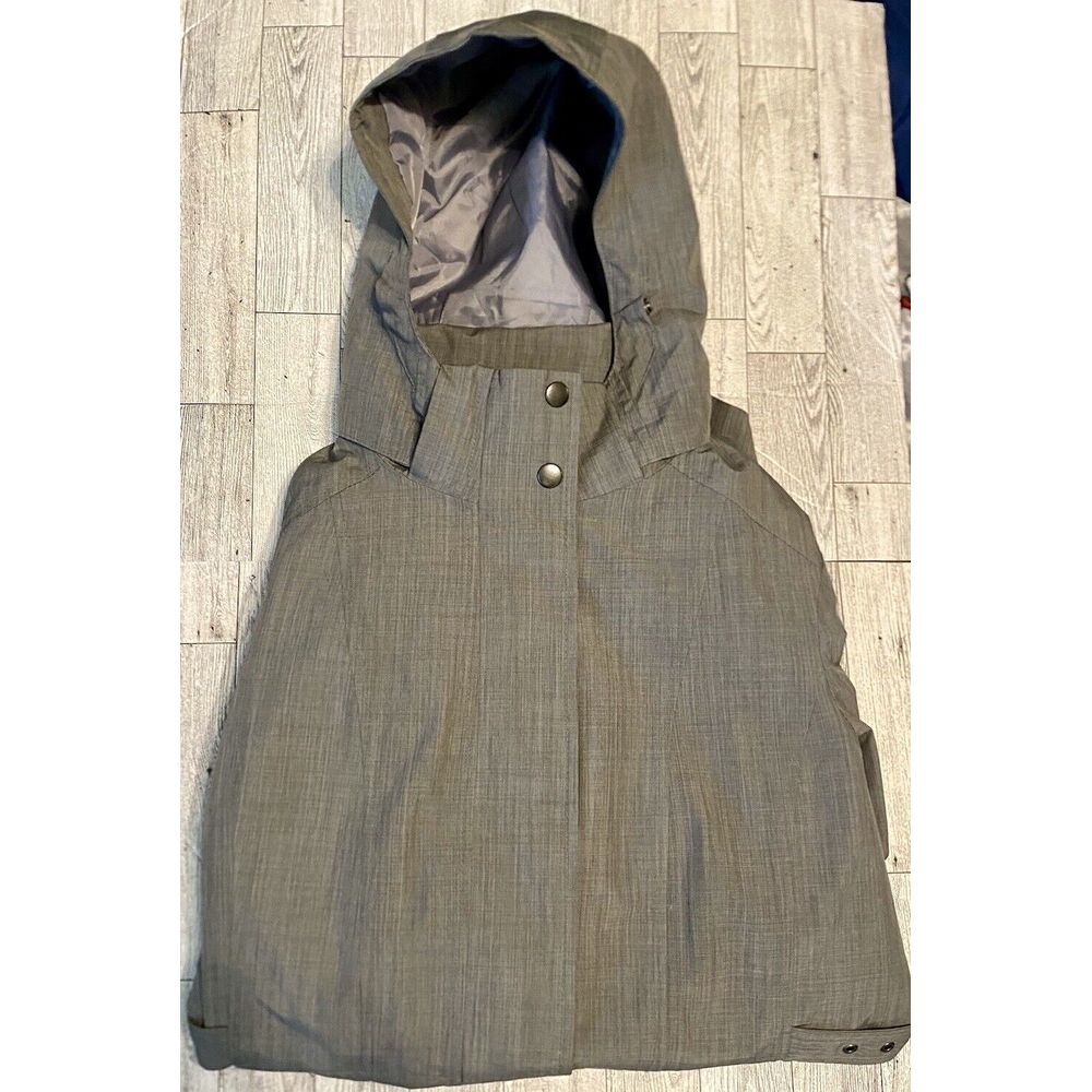EUC Kirkland Signature Women's Gray Raincoat Size Small